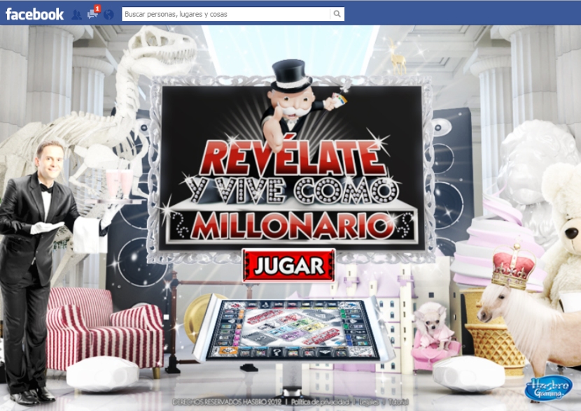 Monopoly Millonario Facebook app 